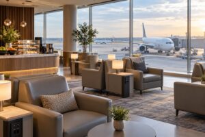 how airport lounges work for economy passengers