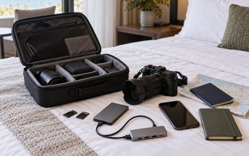 How to Back Up Travel Photos While Traveling Safely (2026)