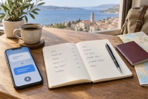 how to learn basic travel phrases fast
