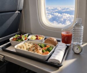 why does food taste different on airplanes