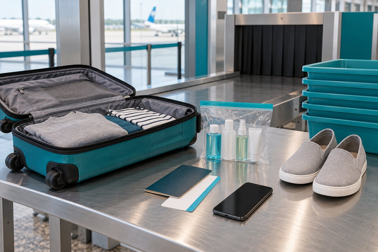 how to get through airport security faster