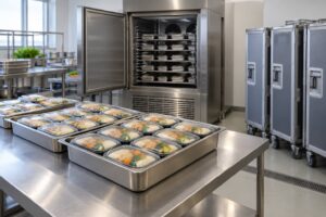 how airline meals are prepared