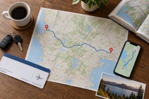 how to plan a road trip and flight combination trip