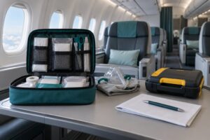 how to handle a medical emergency on a plane