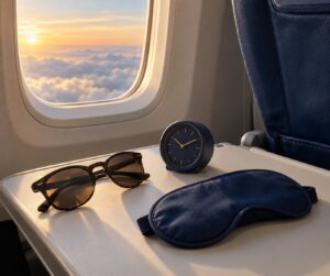 how to avoid jet lag flying west