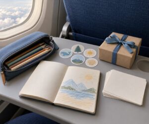 how to keep kids entertained on a plane without screens