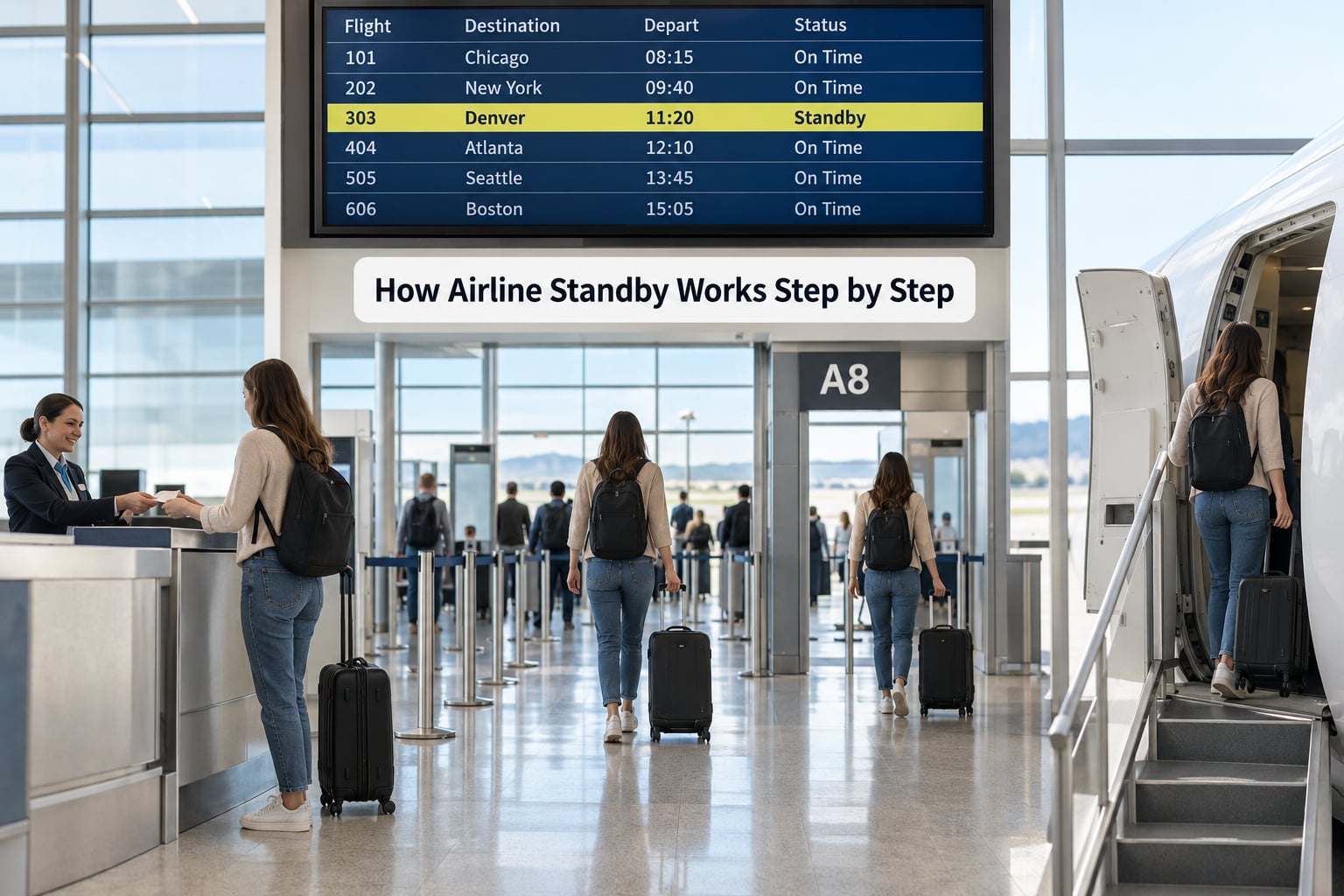 How Airline Standby Works Step by Step