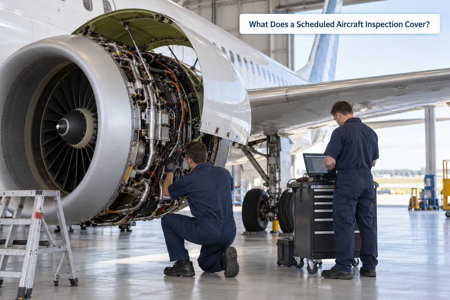 What Does a Scheduled Aircraft Inspection Cover?