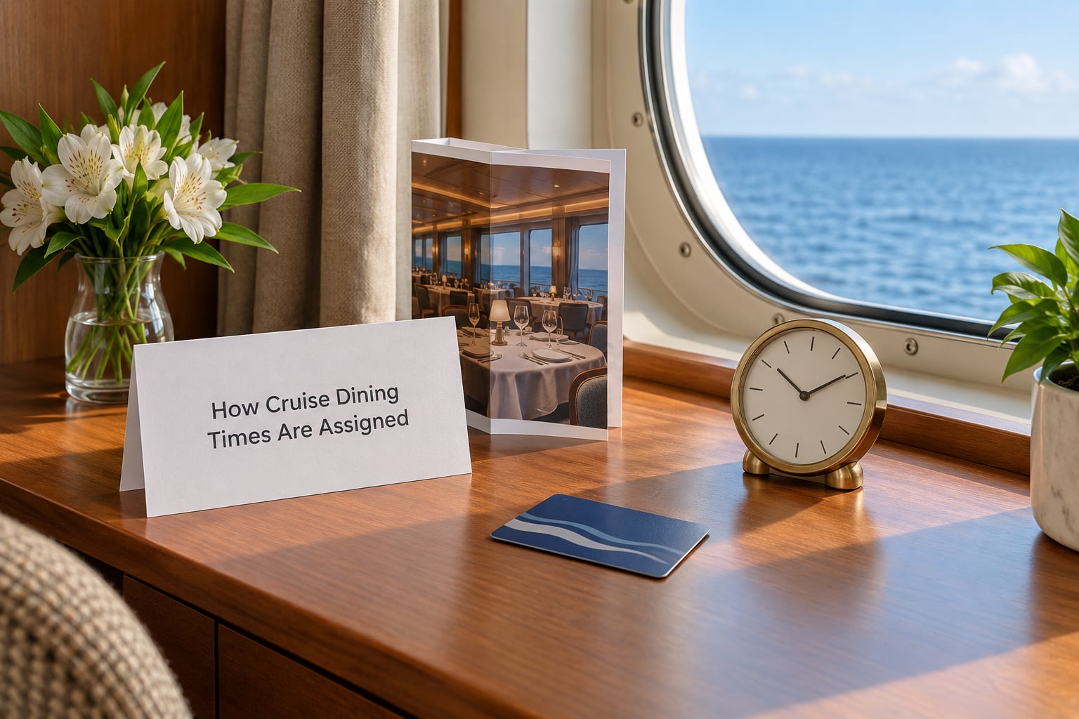 How Cruise Dining Times Are Assigned