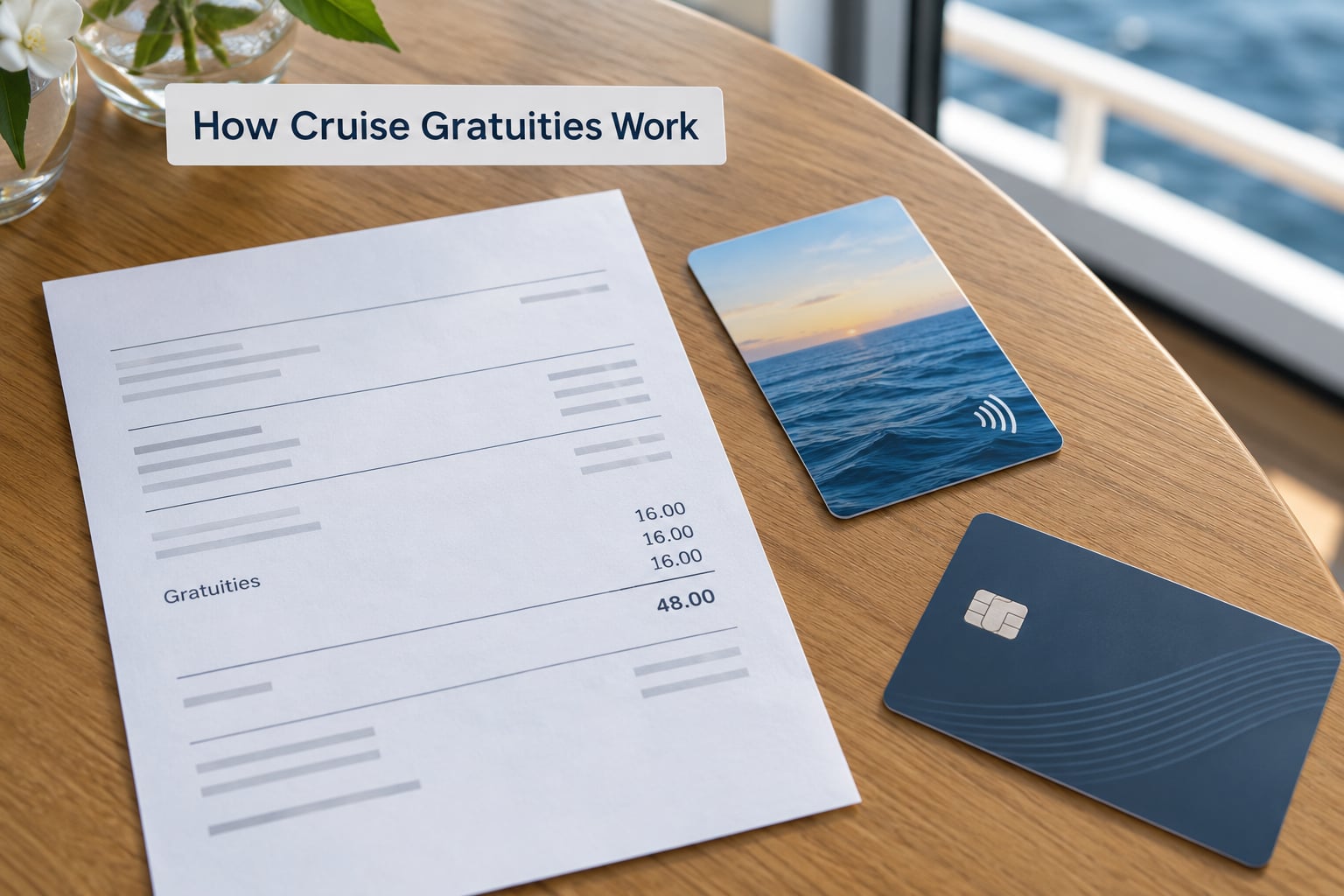 How Cruise Gratuities Work