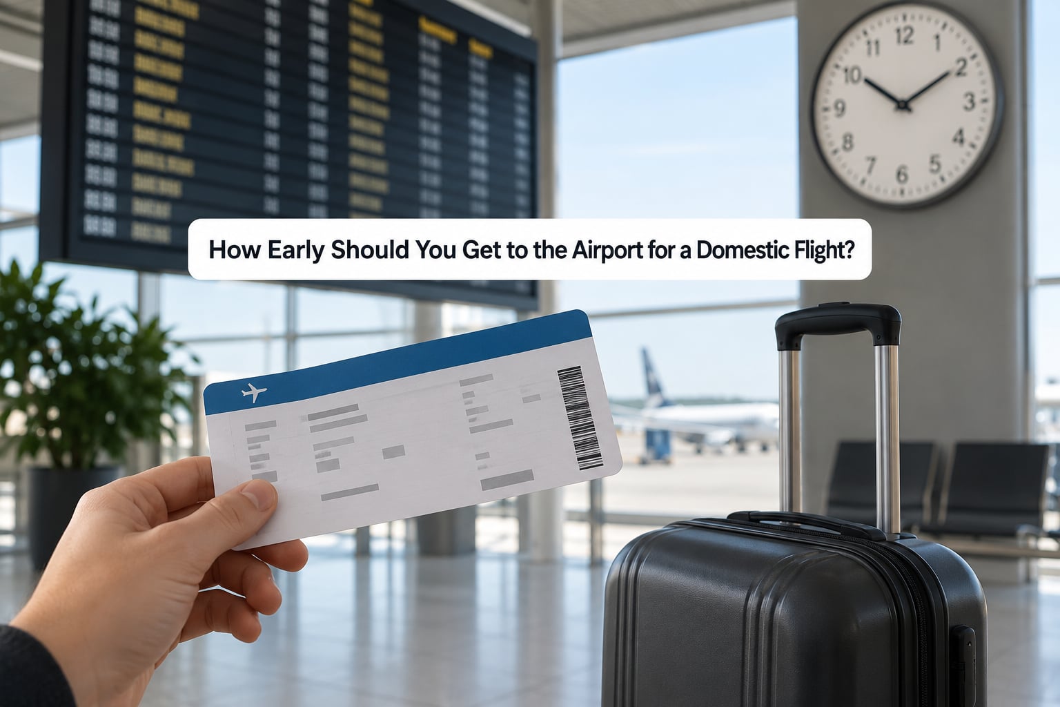 How Early Should You Get to the Airport for a Domestic Flight?