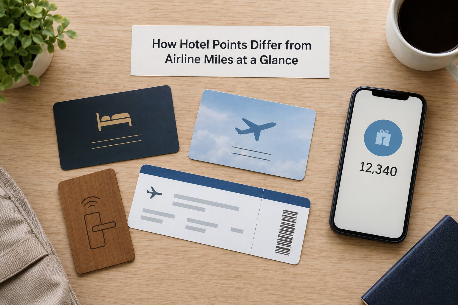 How Hotel Points Differ from Airline Miles at a Glance