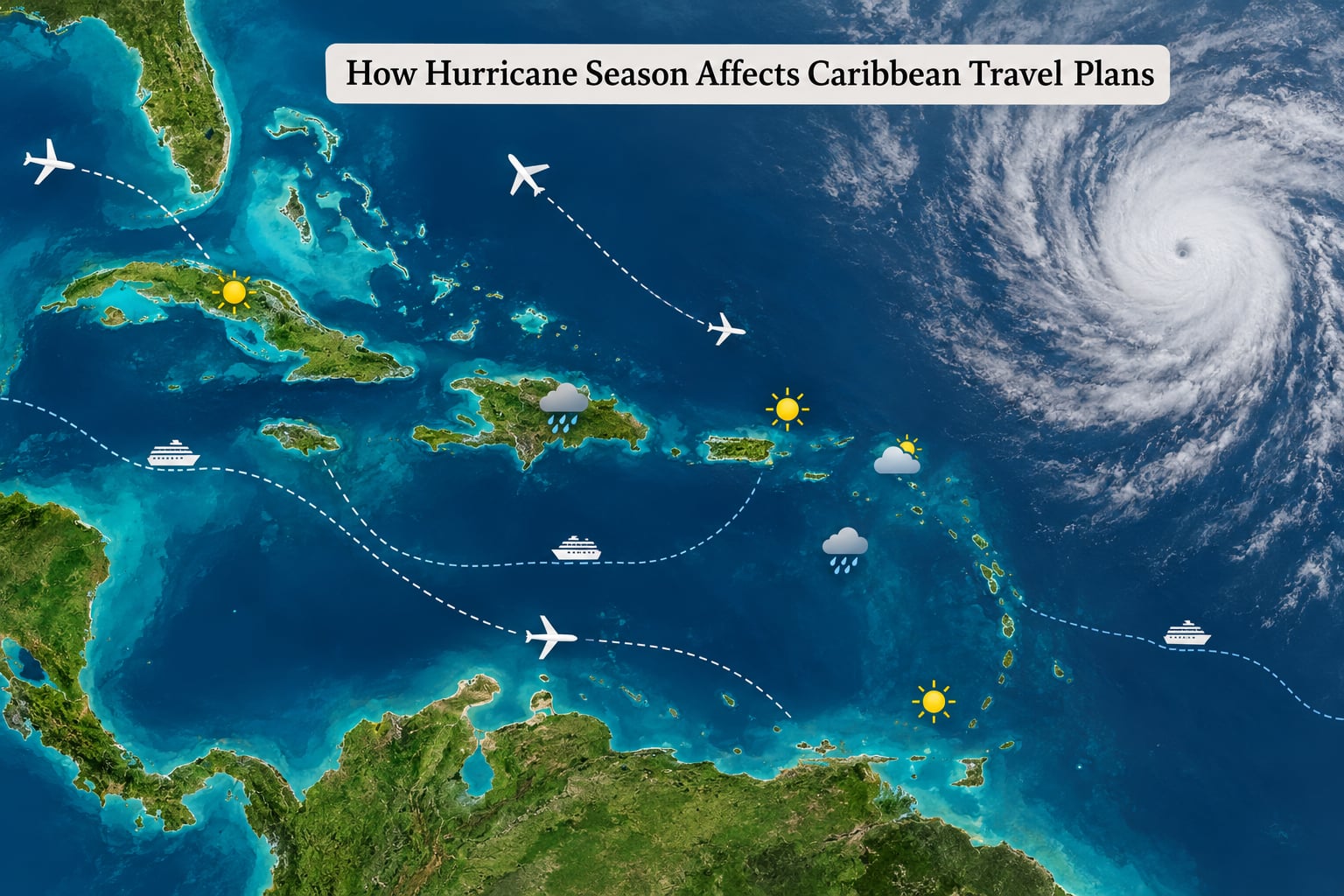 How Hurricane Season Affects Caribbean Travel Plans