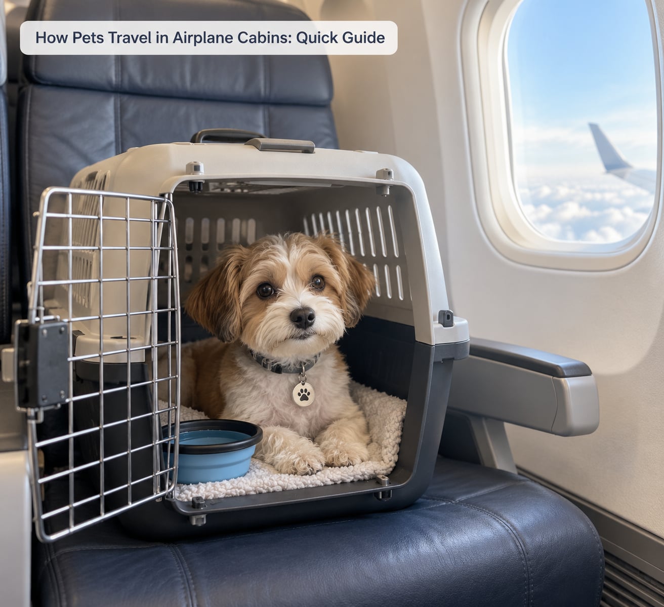 How Pets Travel in Airplane Cabins: Quick Guide