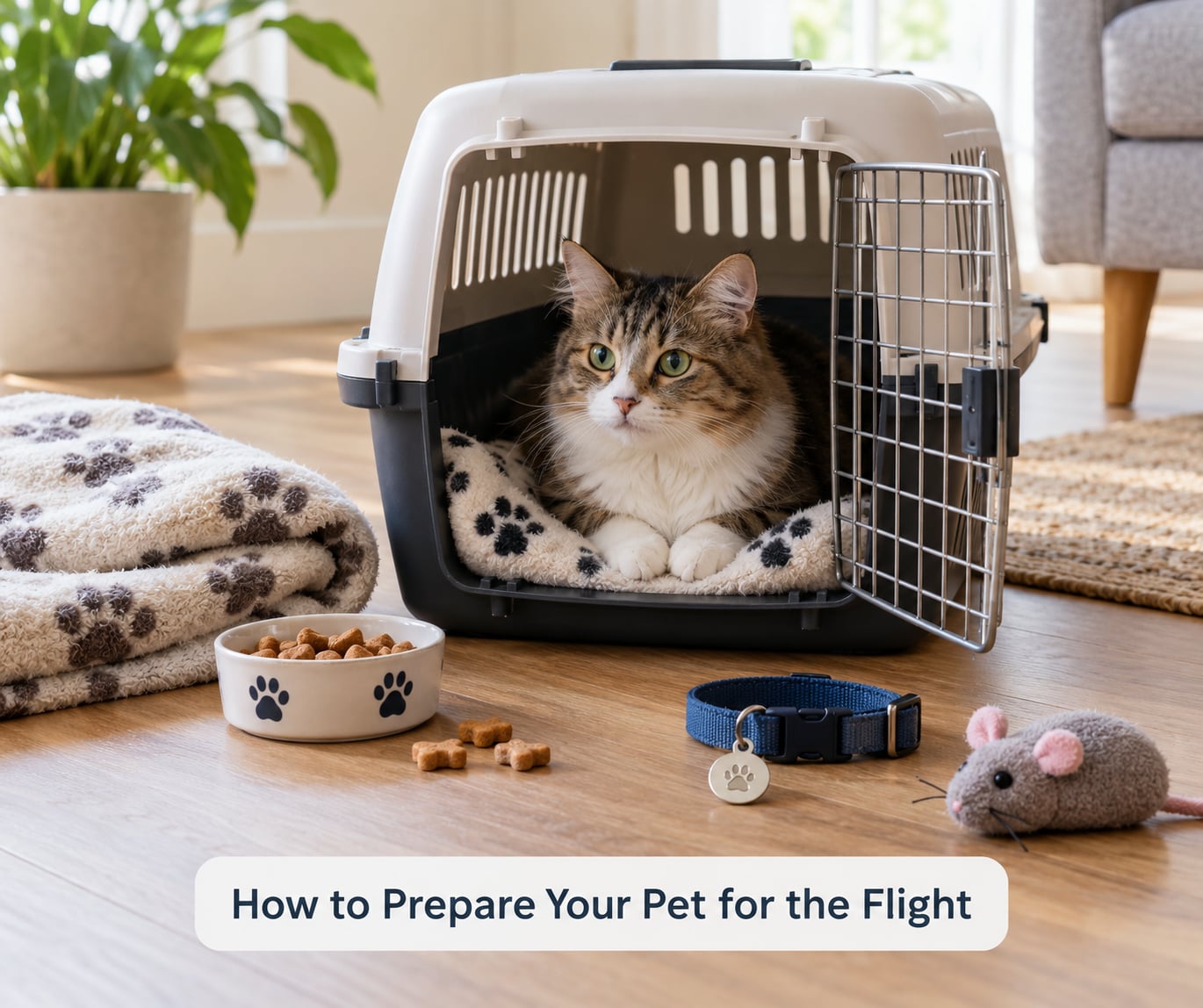 How to Prepare Your Pet for the Flight