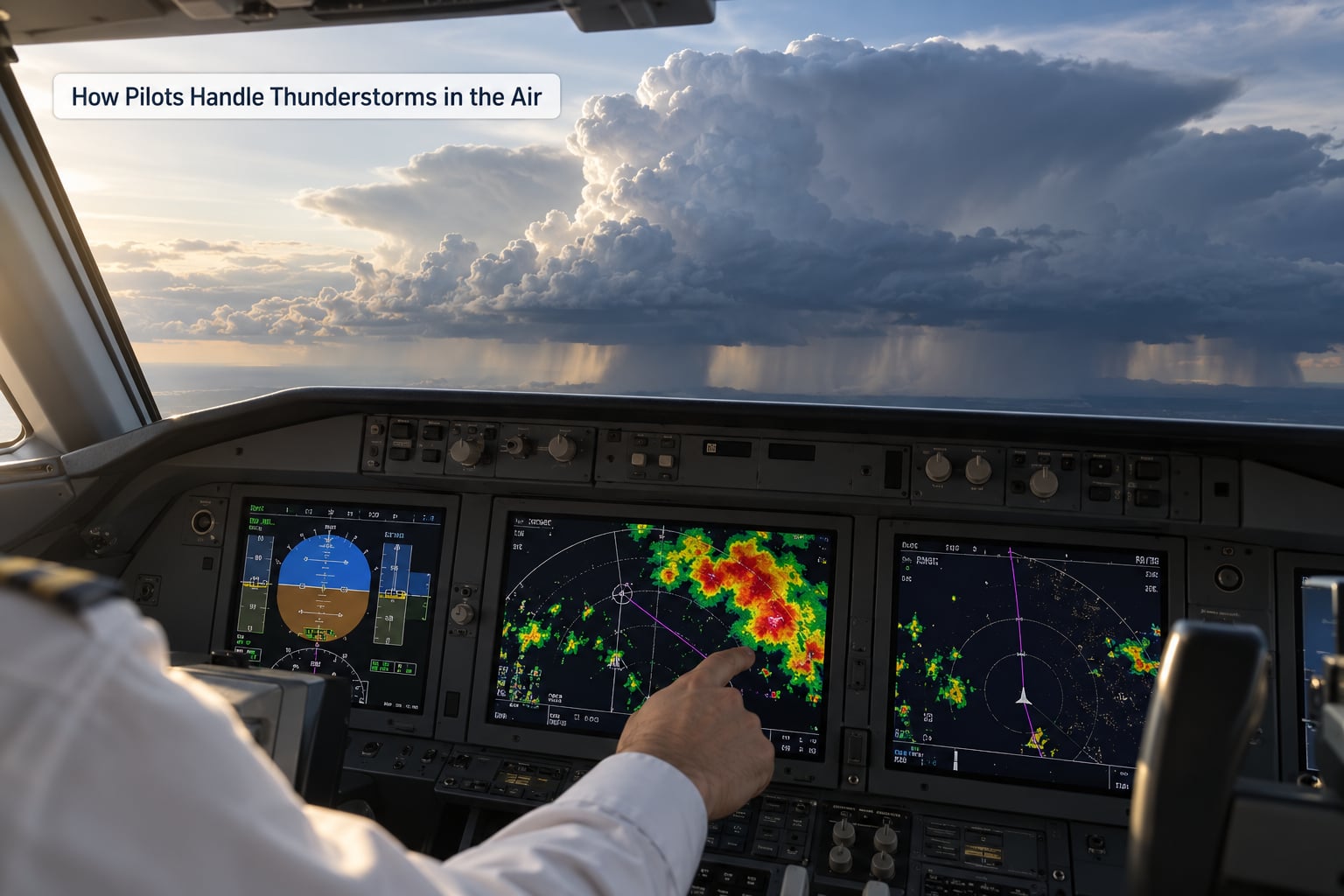 How Pilots Handle Thunderstorms in the Air