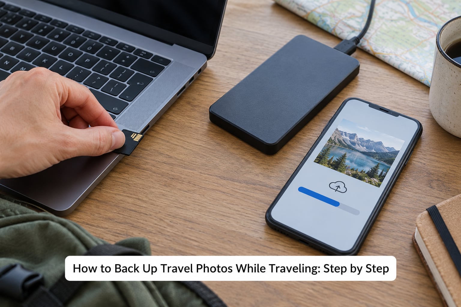 How to Back Up Travel Photos While Traveling: Step by Step