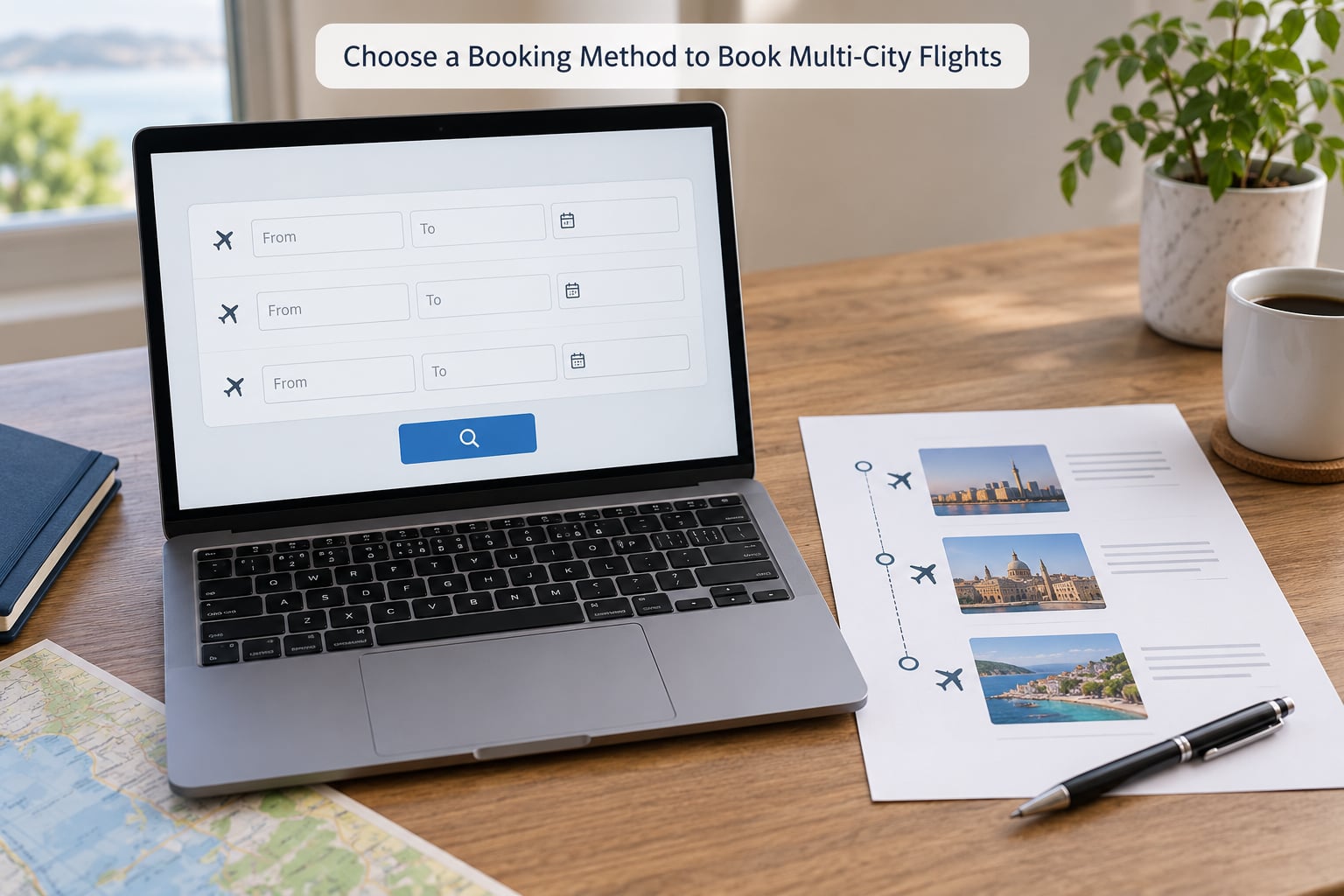 Choose a Booking Method to Book Multi-City Flights