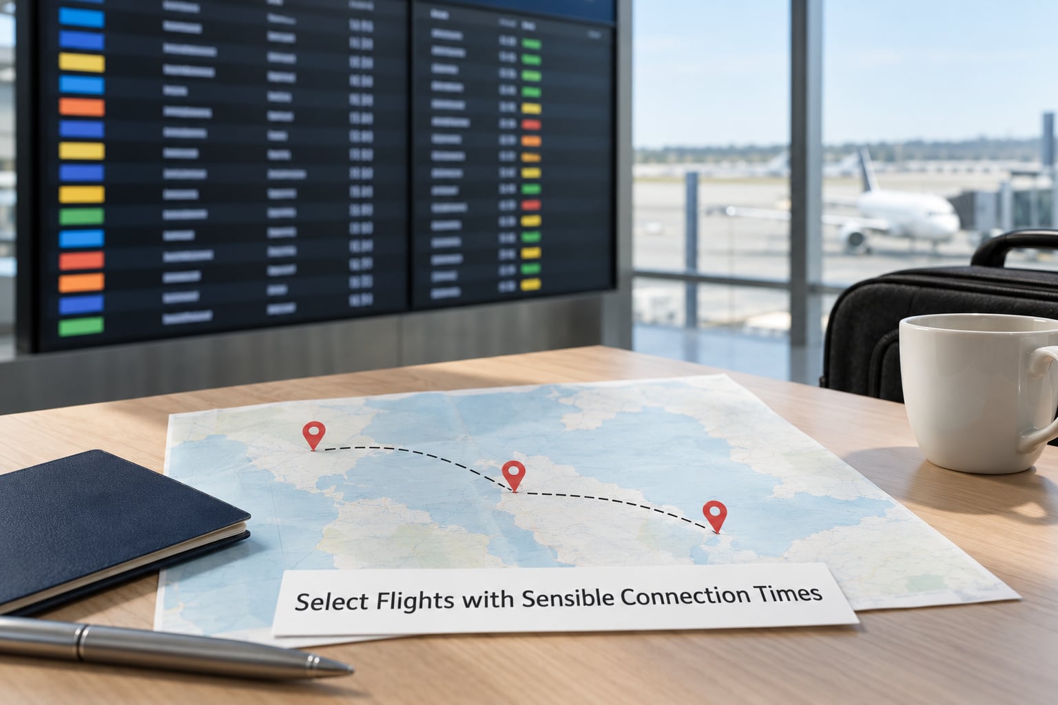 Select Flights with Sensible Connection Times