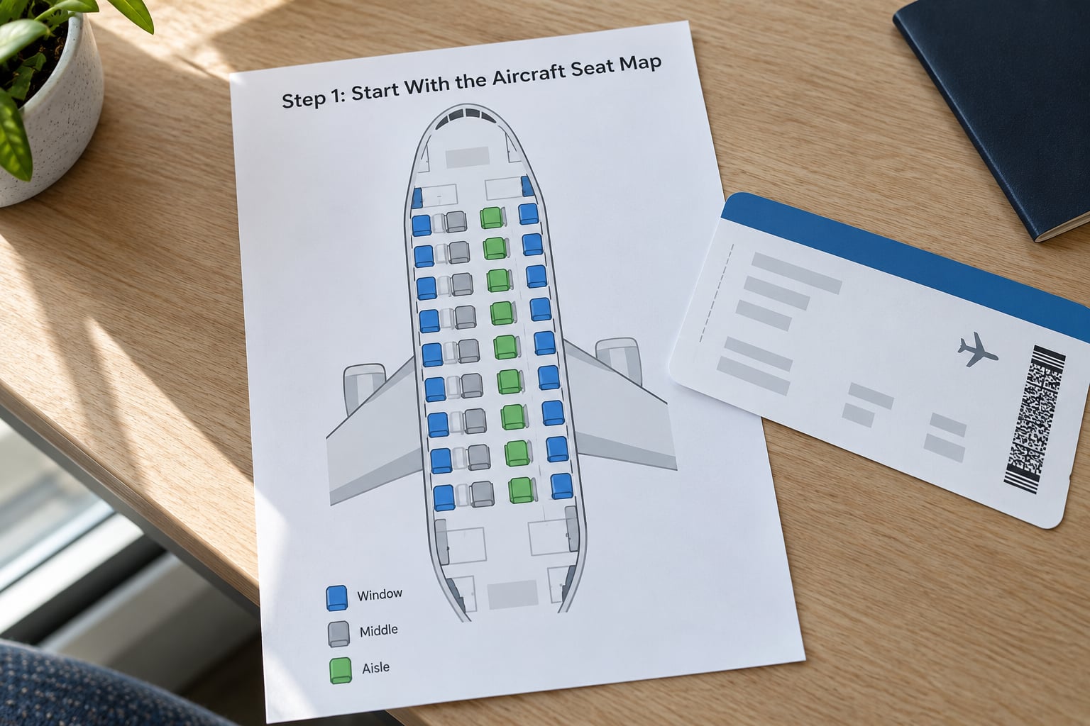 Step 1: Start With the Aircraft Seat Map