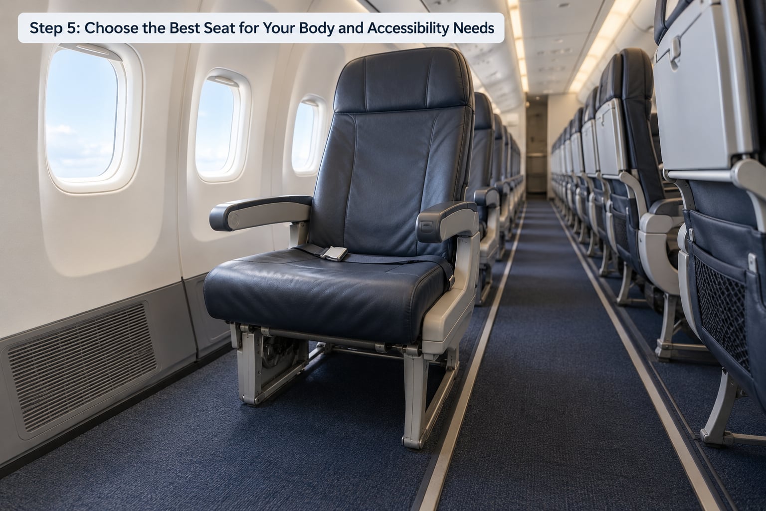 Step 5: Choose the Best Seat for Your Body and Accessibility Needs