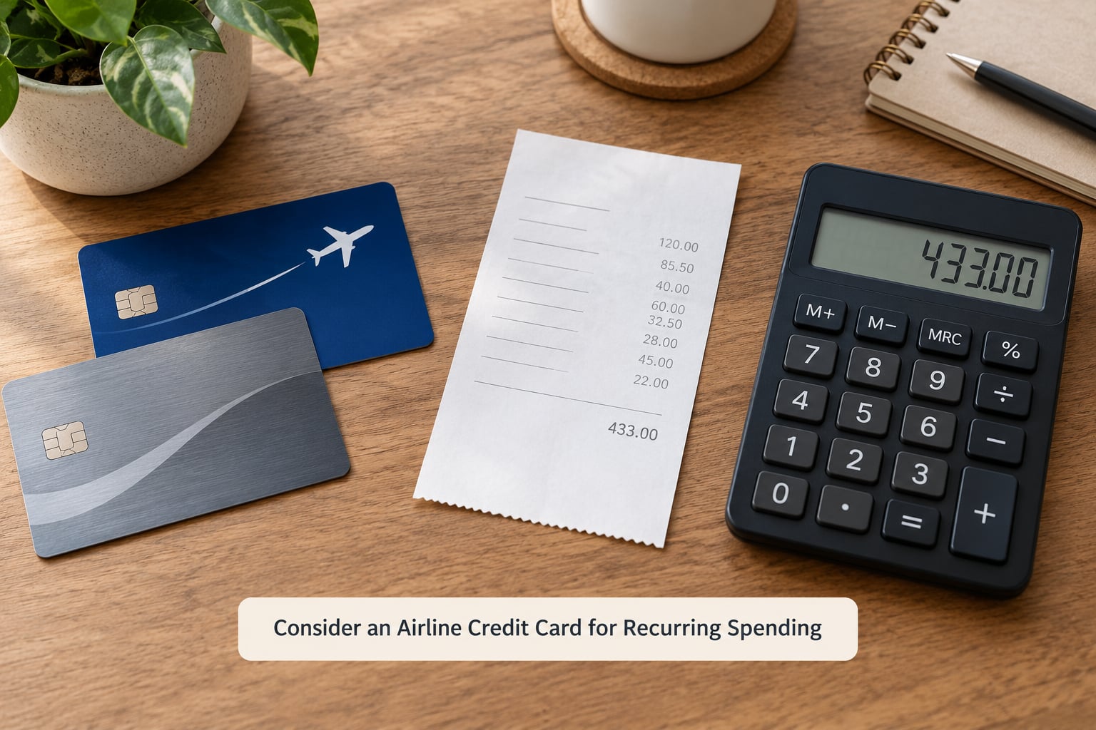 Consider an Airline Credit Card for Recurring Spending
