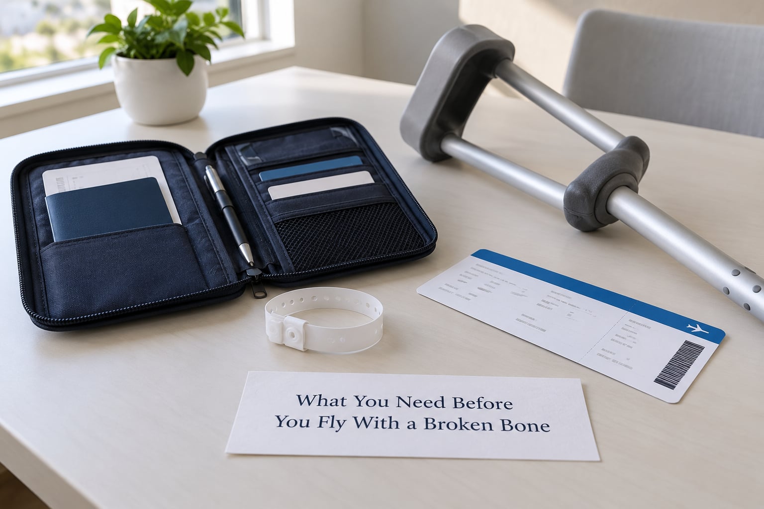 What You Need Before You Fly With a Broken Bone
