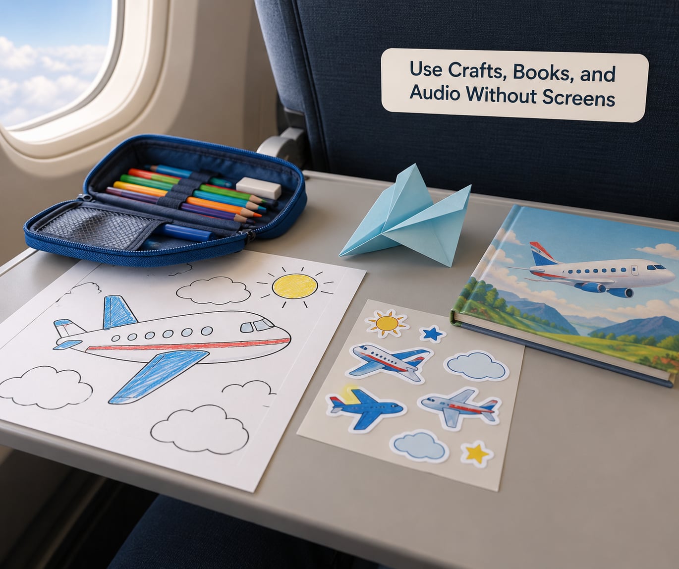 Use Crafts, Books, and Audio Without Screens