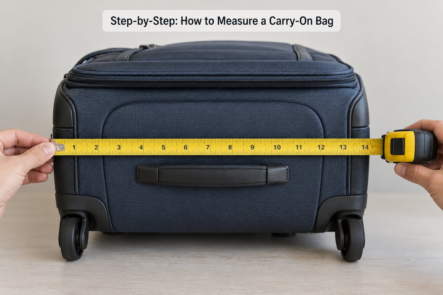 Step-by-Step: How to Measure a Carry-On Bag