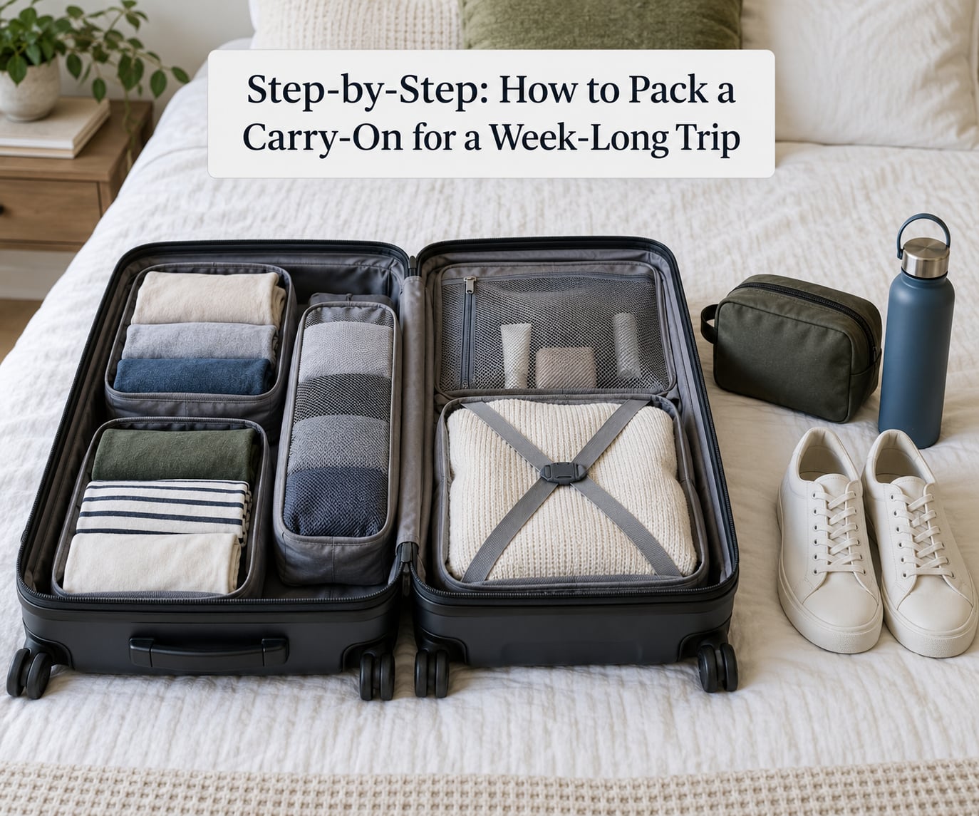 Step-by-Step: How to Pack a Carry-On for a Week-Long Trip