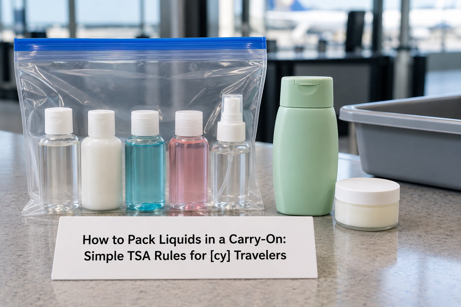 How to Pack Liquids in a Carry-On: Simple TSA Rules for 2026 Travelers