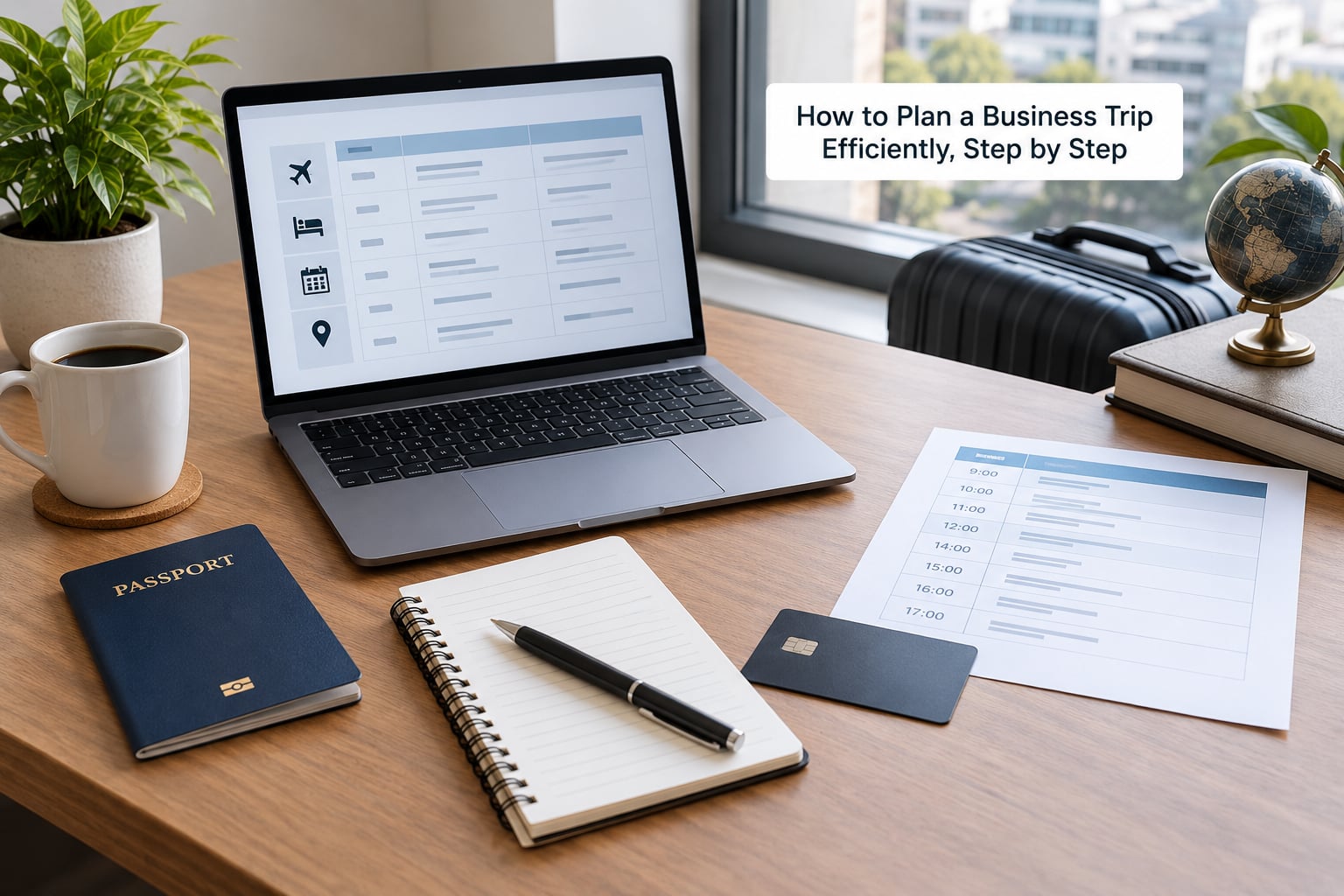 How to Plan a Business Trip Efficiently, Step by Step