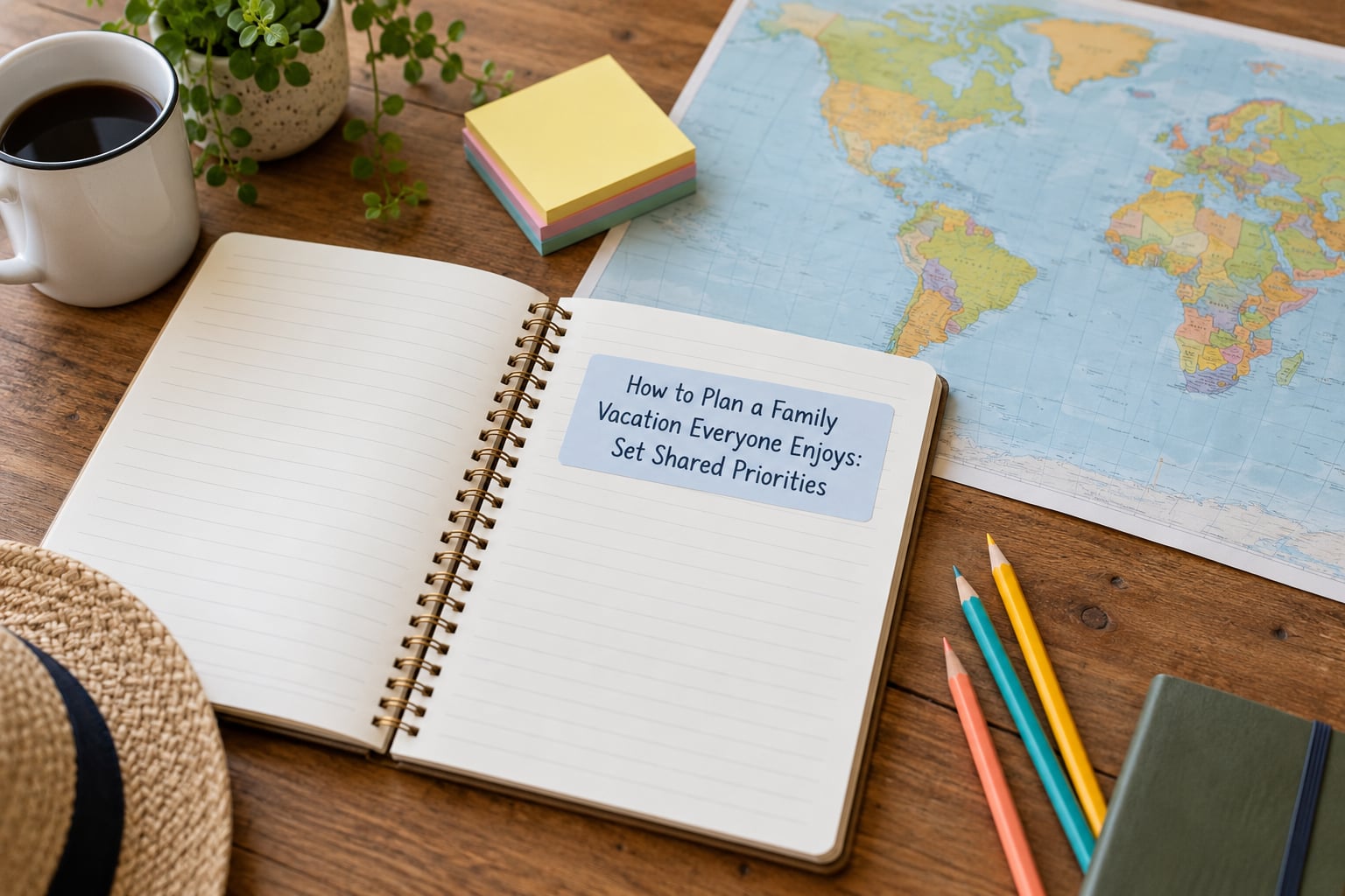 How to Plan a Family Vacation Everyone Enjoys: Set Shared Priorities