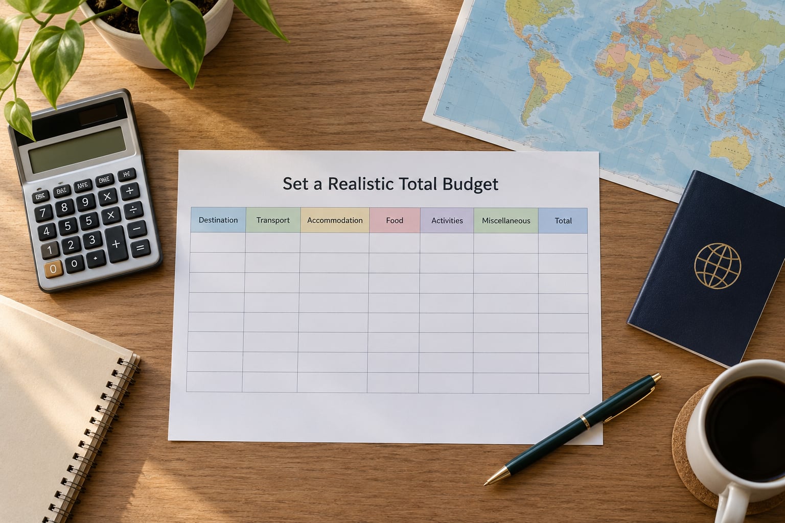 Set a Realistic Total Budget