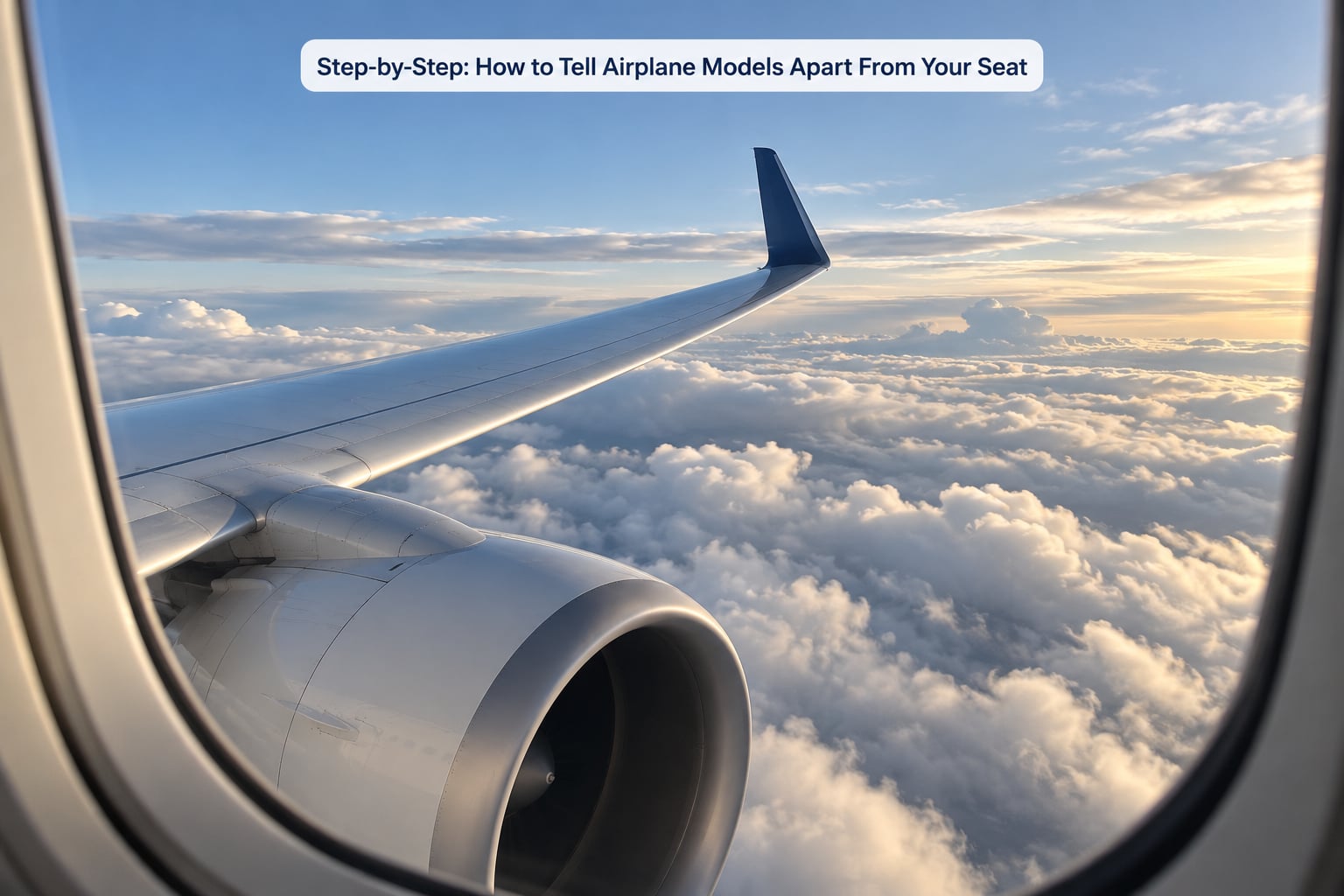 Step-by-Step: How to Tell Airplane Models Apart From Your Seat