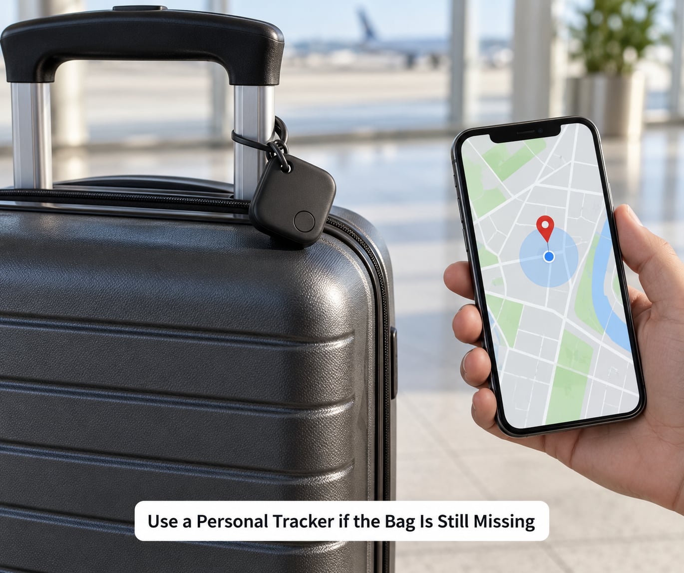 Use a Personal Tracker if the Bag Is Still Missing