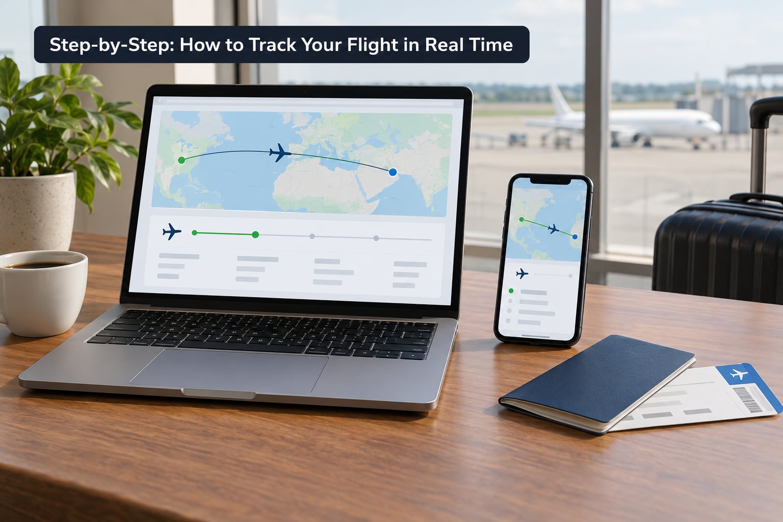 Step-by-Step: How to Track Your Flight in Real Time