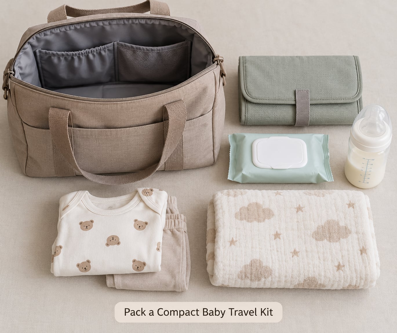 Pack a Compact Baby Travel Kit
