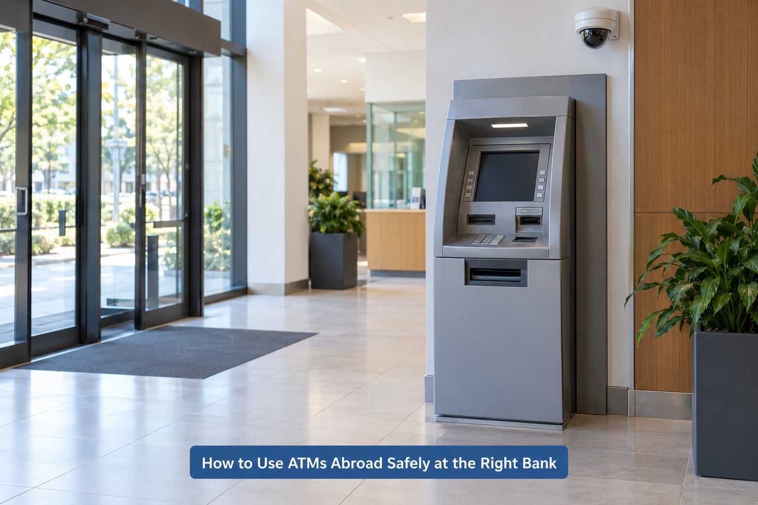 How to Use ATMs Abroad Safely at the Right Bank