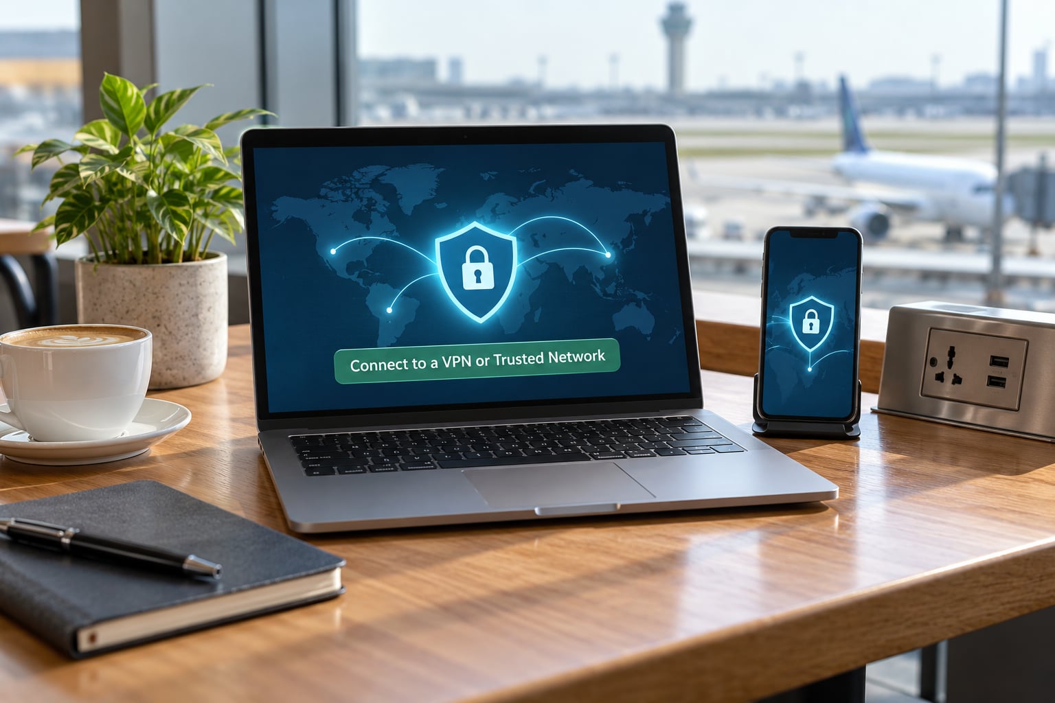Connect to a VPN or Trusted Network