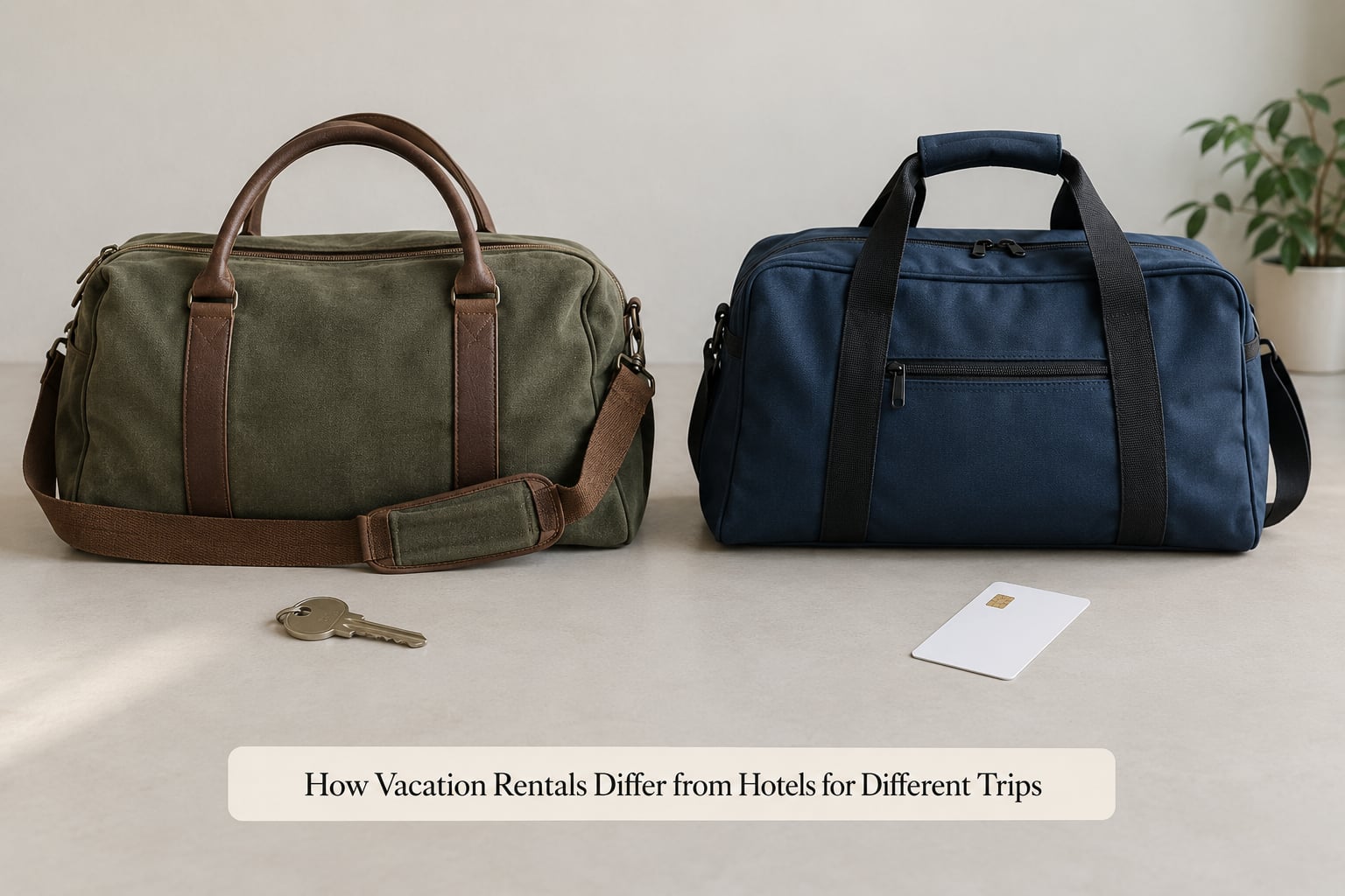 How Vacation Rentals Differ from Hotels for Different Trips