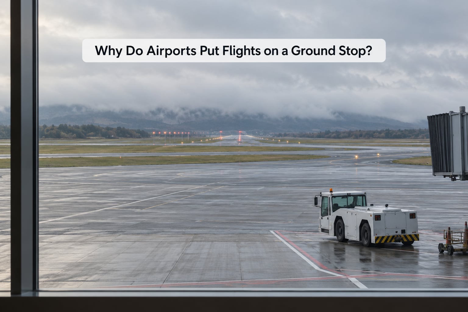 Why Do Airports Put Flights on a Ground Stop?