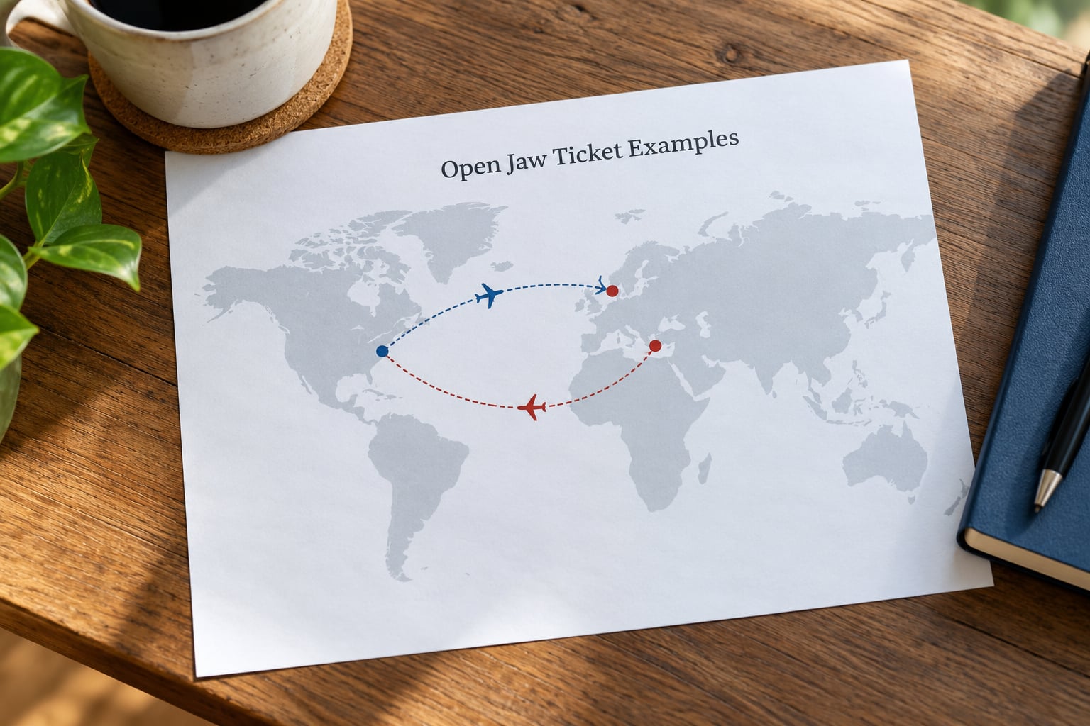 Open Jaw Ticket Examples
