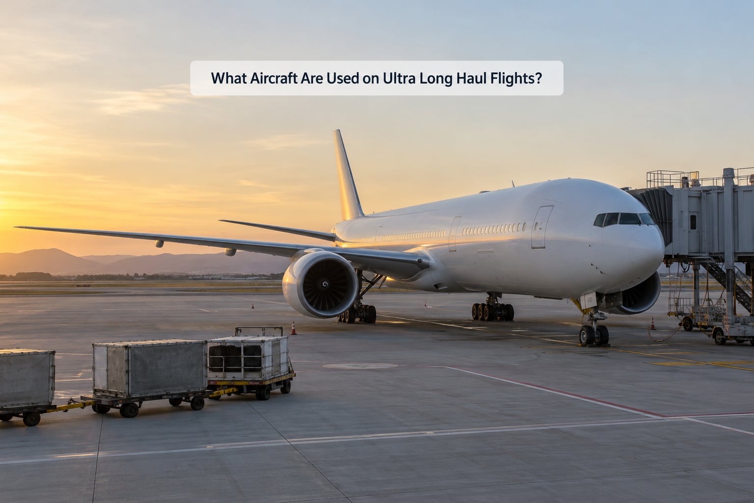 What Aircraft Are Used on Ultra Long Haul Flights?