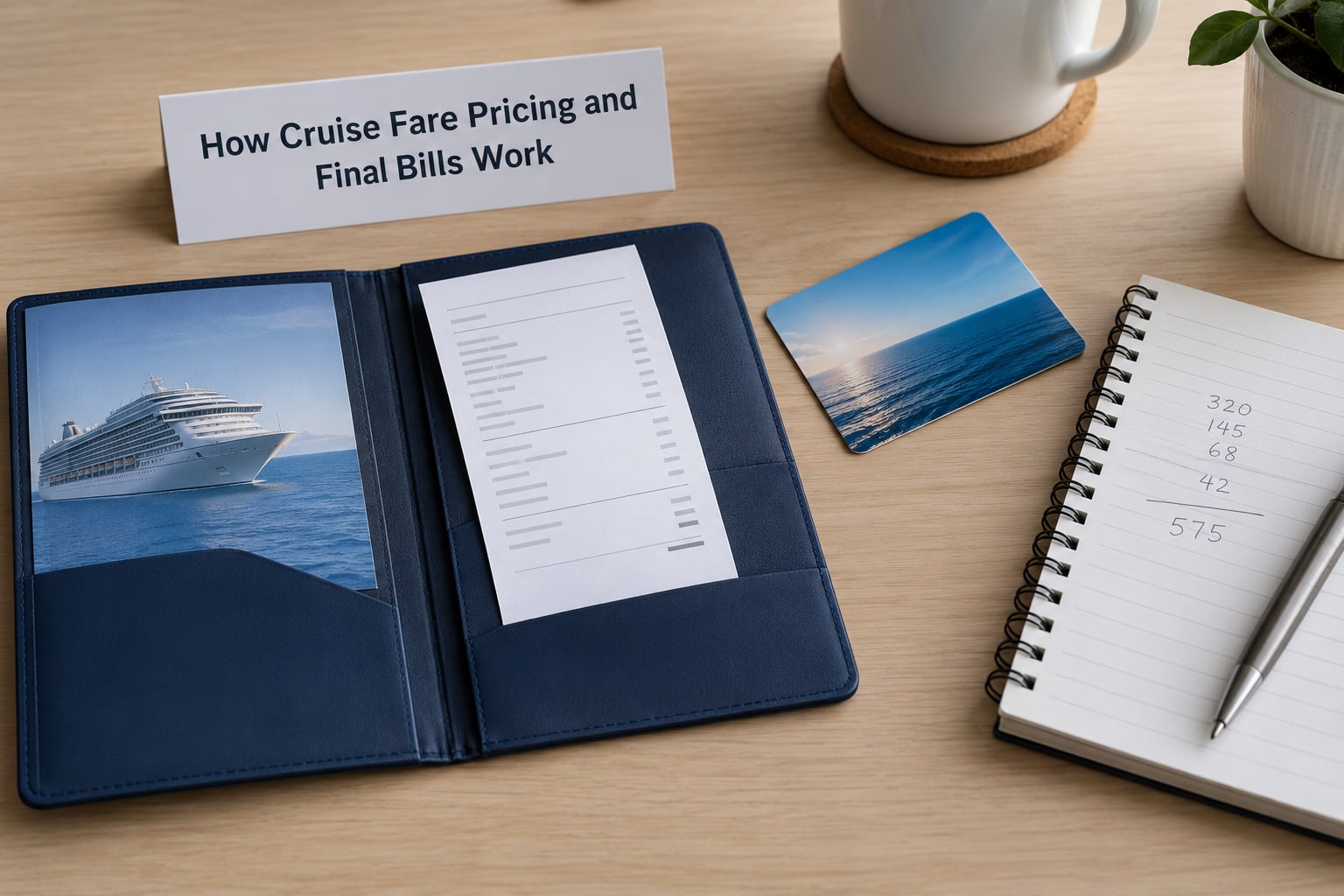 How Cruise Fare Pricing and Final Bills Work