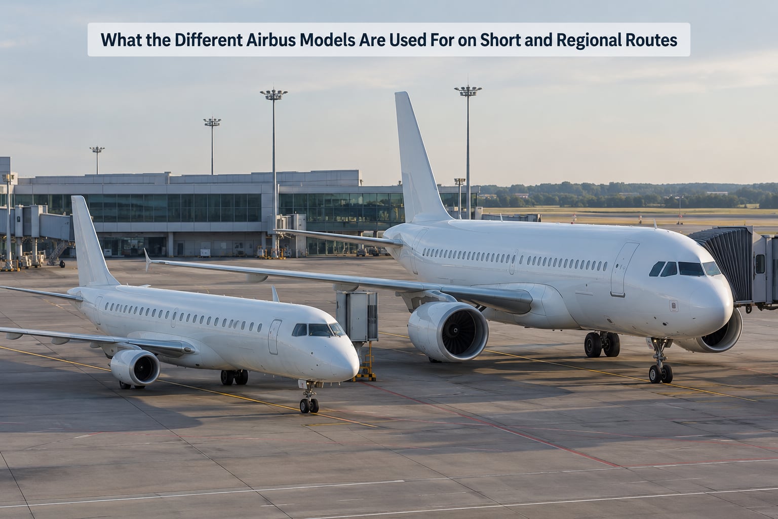 What the Different Airbus Models Are Used For on Short and Regional Routes