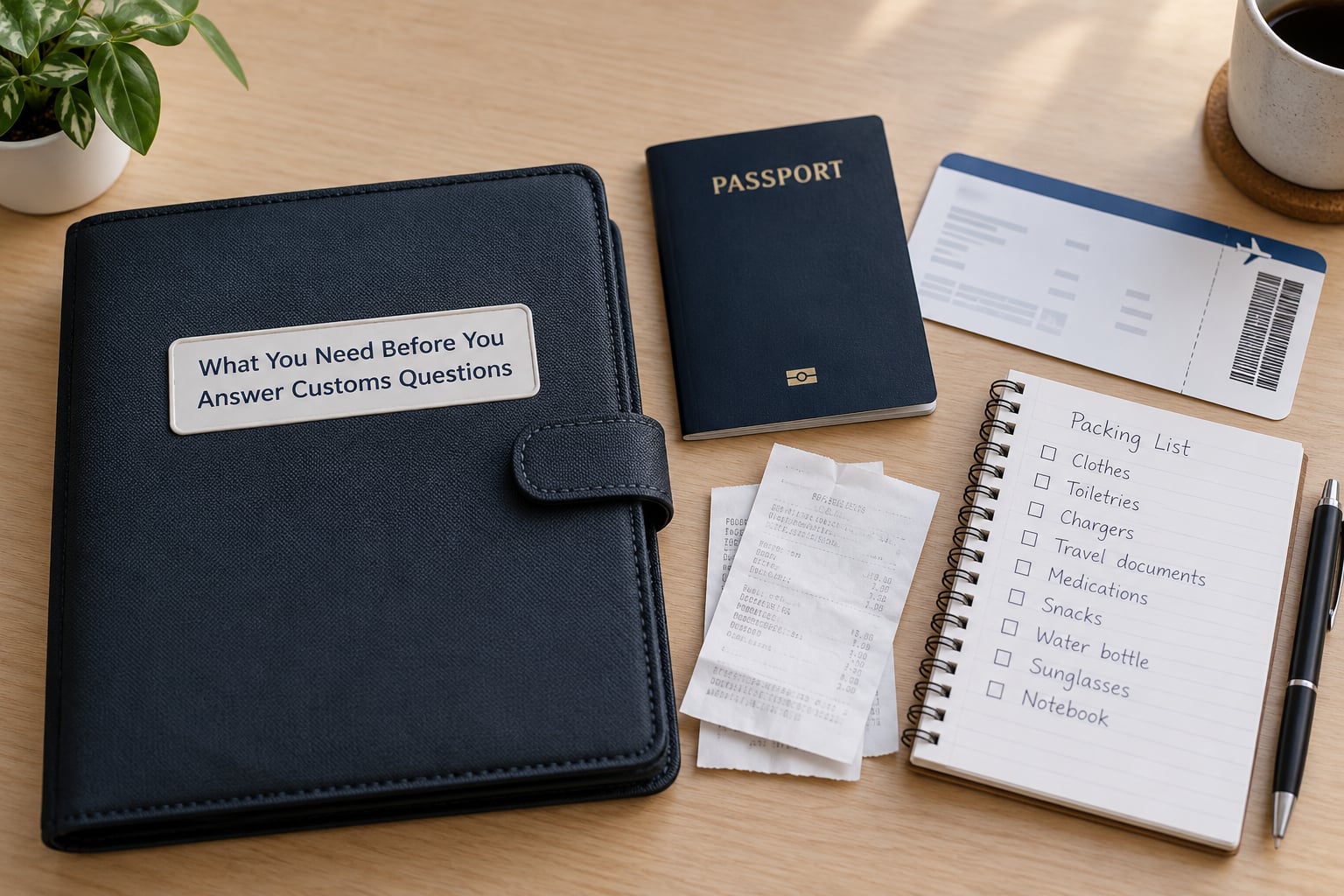What You Need Before You Answer Customs Questions