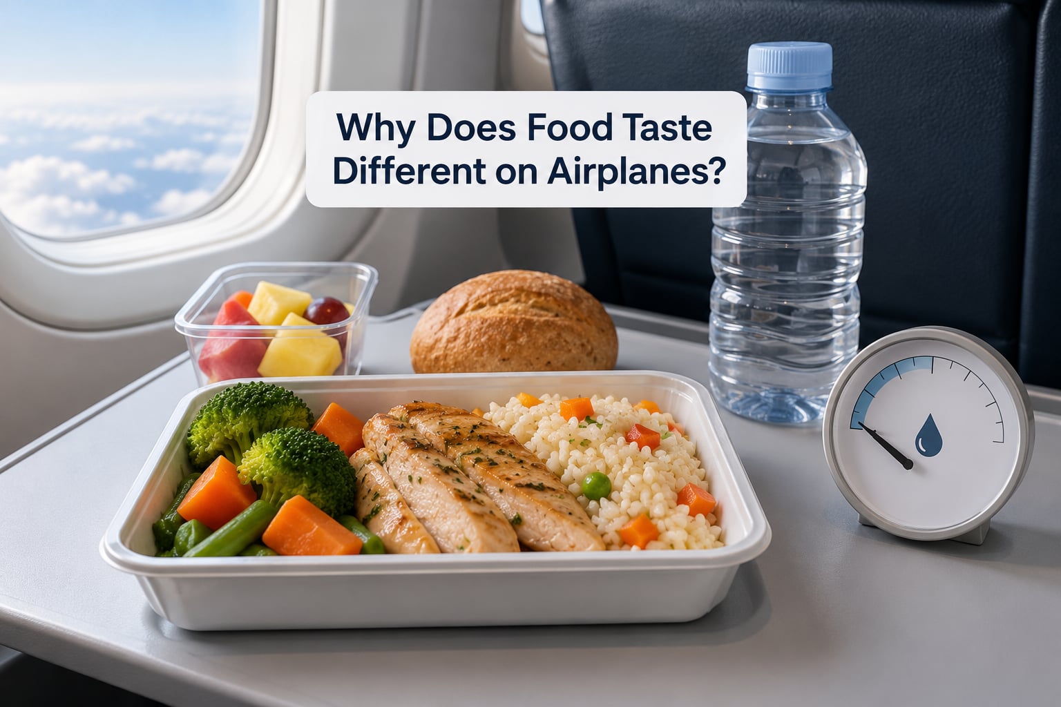Why Does Food Taste Different on Airplanes?